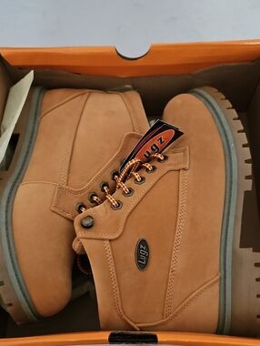 Lugz Slip Resistant Lace Up Golden Wheat Women's Ankle Boots